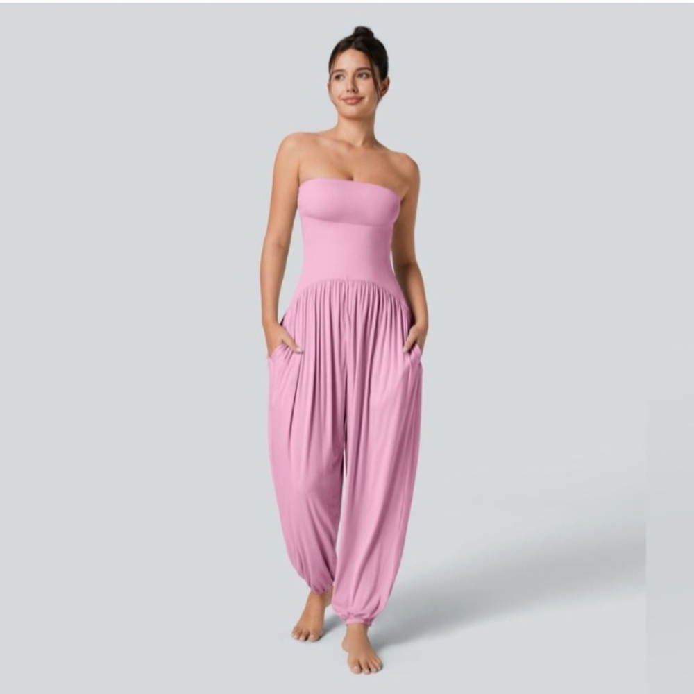 HALARA Black Or Pink  Jumpsuit